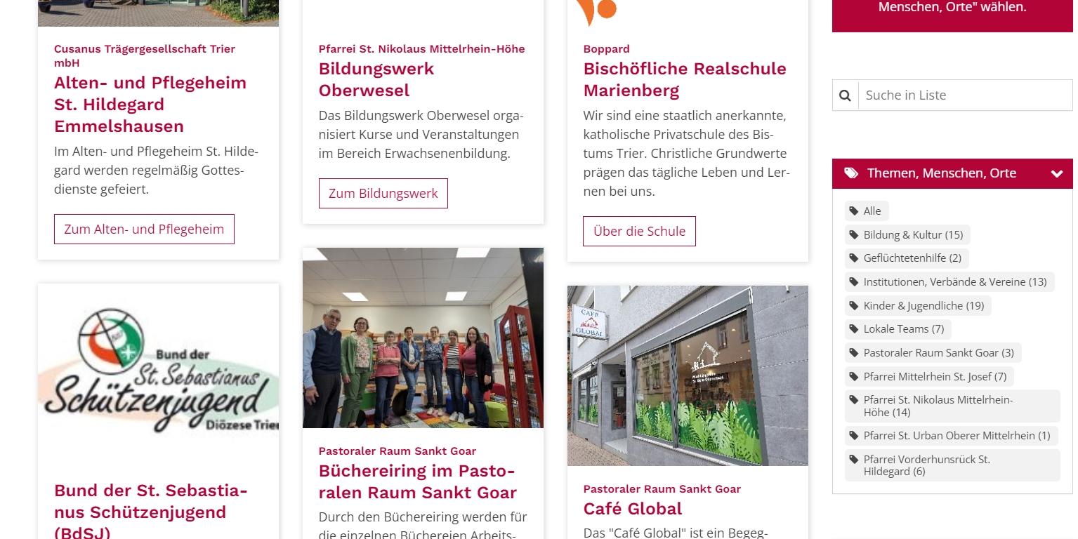 'Orte von Kirche' auf unserer Homepage