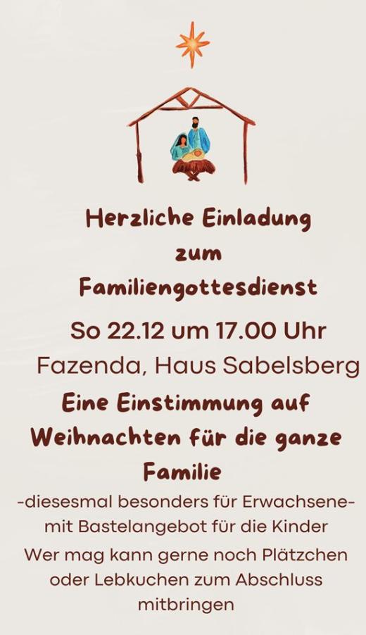 Familiengottesdienst