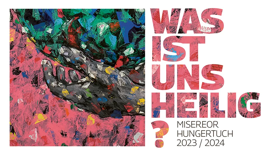 Misereor-Hungertuch 2023 „Was ist uns heilig?“ von Emeka Udemba